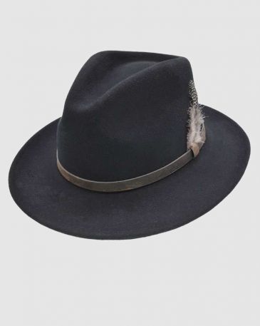 handmade-black-fedora-hat-wool-felt