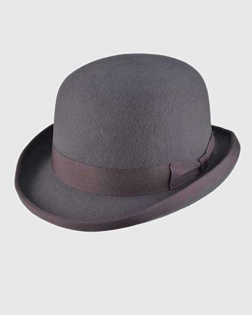 bowler-hat-handmade-wool-felt-grey