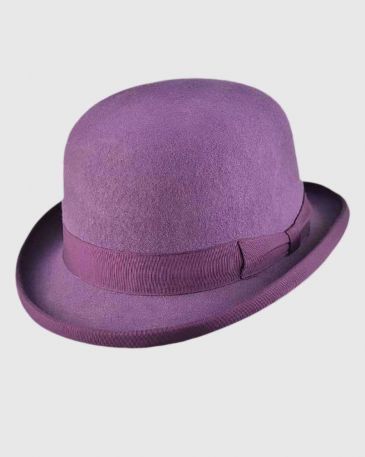 purple-bowler-hat-handmade-wool-felt