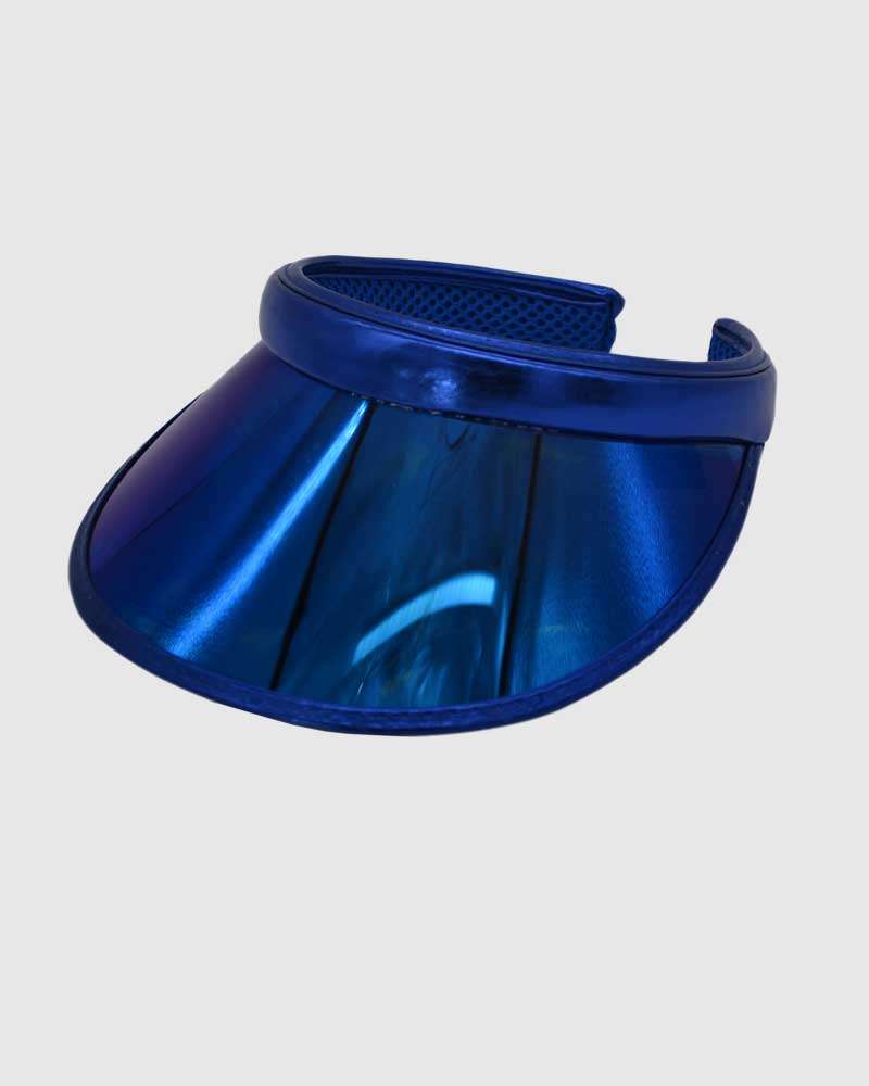 iHATS Visor Sun Caps low Crown reflective Hats -Purple
