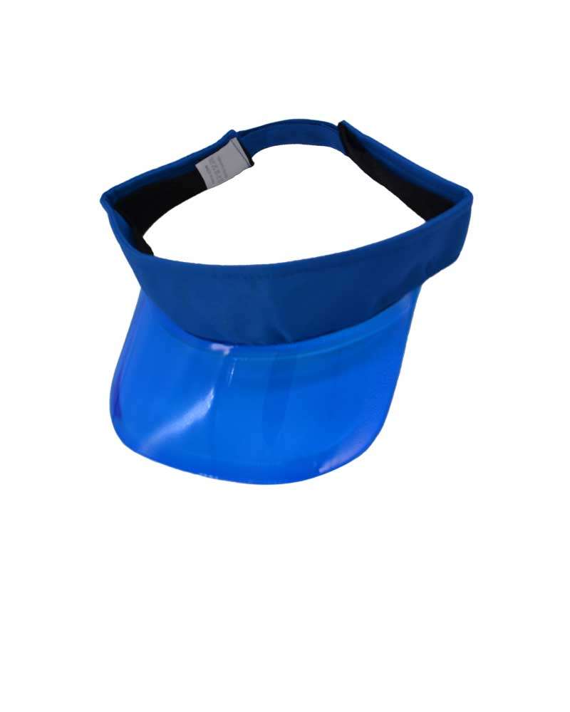 iHATS Visor Sun Caps with Headband -Blue