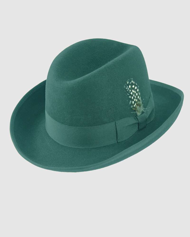 The Classic Homburg Hat -Black