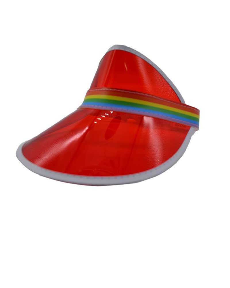 iHATS Visor Fashionable Sun Caps - Red